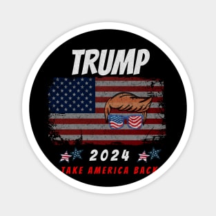 Trump 2024 Take America Back Magnet